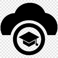 online education, elearning, online courses, online learning icon svg