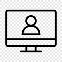 online, webinar, online seminar, online conference icon svg