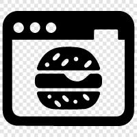 online food delivery, online food ordering, online food order icon svg