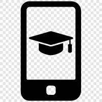 online graduation ceremony, online graduation video, online graduation certificate, online graduation invitation icon svg