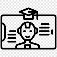 online learning robot icon svg
