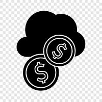 online money, online financial services, online banking, online payments icon svg