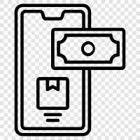 online payment, card payment, check payment, money order payment icon svg