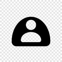 OnlineProfil, OnlinePersona, OnlinePräsenz, OnlineIdentität symbol