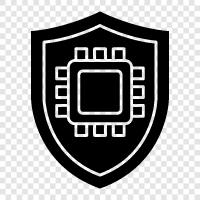 online security, cybercrime, hackers, virus icon svg