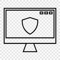 online security, protection, antivirus, malware icon svg