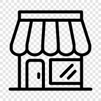 online shopping, online store, online shopping malls, Shop icon svg