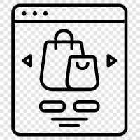online shopping, shopping, online buying, online sales icon svg