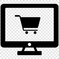 online shopping, online store, online shopping carts, online shopping software icon svg