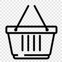 online shopping, online shopping basket, online shopping list, online shopping cart icon svg