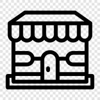 online store, online shopping, online shop, online store owner icon svg