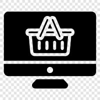 online store, online shopping, online store reviews, online shopping guide icon svg