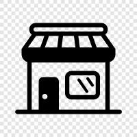 online store, online shopping, online buying, online shopping mall icon svg