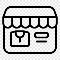online store, online market, online auction, online store online icon svg