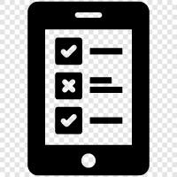 online tool, online checklist icon svg