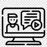 Online Video Chat icon