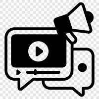 OnlineVideo, OnlineVideoMarketing, OnlineVideoInhalte, OnlineVideoTutorials symbol