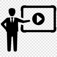 online video lecture, online video lecture series, online lecture, online course icon svg