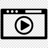 çevrimiçi video hizmetleri, çevrimiçi video akışı, çevrimiçi video akışı hizmetleri, çevrimiçi video ikon svg