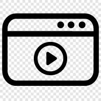 online video, online video marketing, online video advertising, online video production icon svg