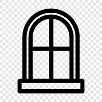 open, close, screen, window manager icon svg