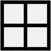 offen, Fensterreiniger, Reinigung, Glas symbol