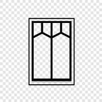 Öffnen, Schließen, Fensterfenster, Fensterverwaltung symbol