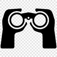 optics, viewing, products, binocular icon svg