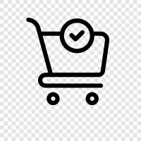 Order check, Check out, Shopping cart, Check out process icon svg