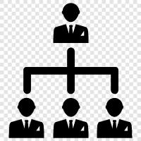 organizational, management, leadership, management theory icon svg