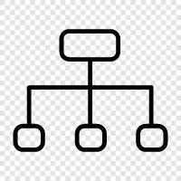 organizational chart, organizational structure, organizational chart example, hierarchy icon svg