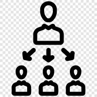 organizational, organizational chart, management, leadership icon svg