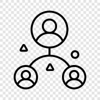 organizational hierarchy, organizational chart, corporate hierarchy, organizational structure icon svg