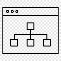 organizasyon, yönetim, liderlik, yapı ikon svg