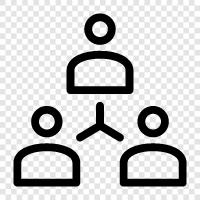 organizational, organizational chart, power, authority icon svg