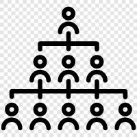 organizational, organizational chart, organizational structure, management icon svg