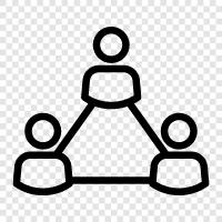 organizational structure, organisational chart, power structure, hierarchy icon svg