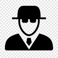 organized crime, crime, gangster, hitman icon svg