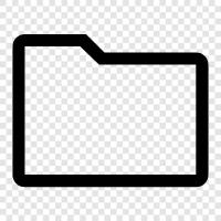 organizer, file, storage, desktop icon svg
