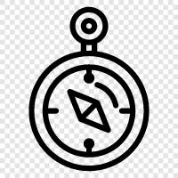 orientation, map, compass rose, direction icon svg