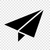 origami, paper, airplane, folding icon svg