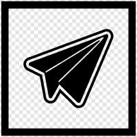 origami, paper, airplane, folding icon svg