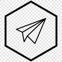 origami, paper airplane, paper airplane instructions, paper airplane model icon svg