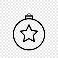 ornaments, christmas gifts, christmas tree, tree icon svg