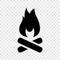 outdoor, fire, celebration, outdoor fire icon svg