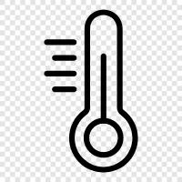 outdoor thermometer, fever thermometer, medical thermometer, fever monitor icon svg