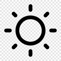 outdoor, tanning, solar, sunburn icon svg