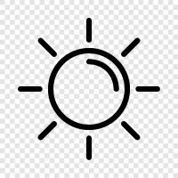 im freien, bräunen, solar, Sonnenbrille symbol