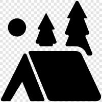 outdoors, hiking, camping, nature photography icon svg