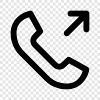 Outgoing Calls, Telephone Calls, Telephone Service, Outgoing Call icon svg